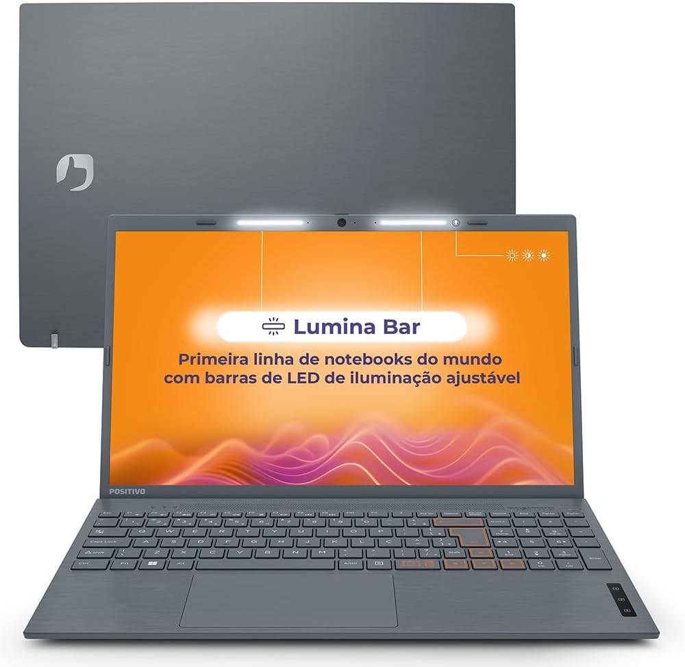 Notebook Positivo Vision C15 Lumina Bar Celeron 8GB 128GB eMMC
