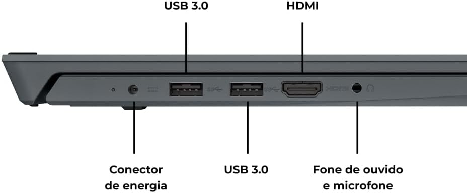 Notebook Positivo Vision C15 Lumina Bar Celeron 8GB 128GB eMMC - Imagem 7