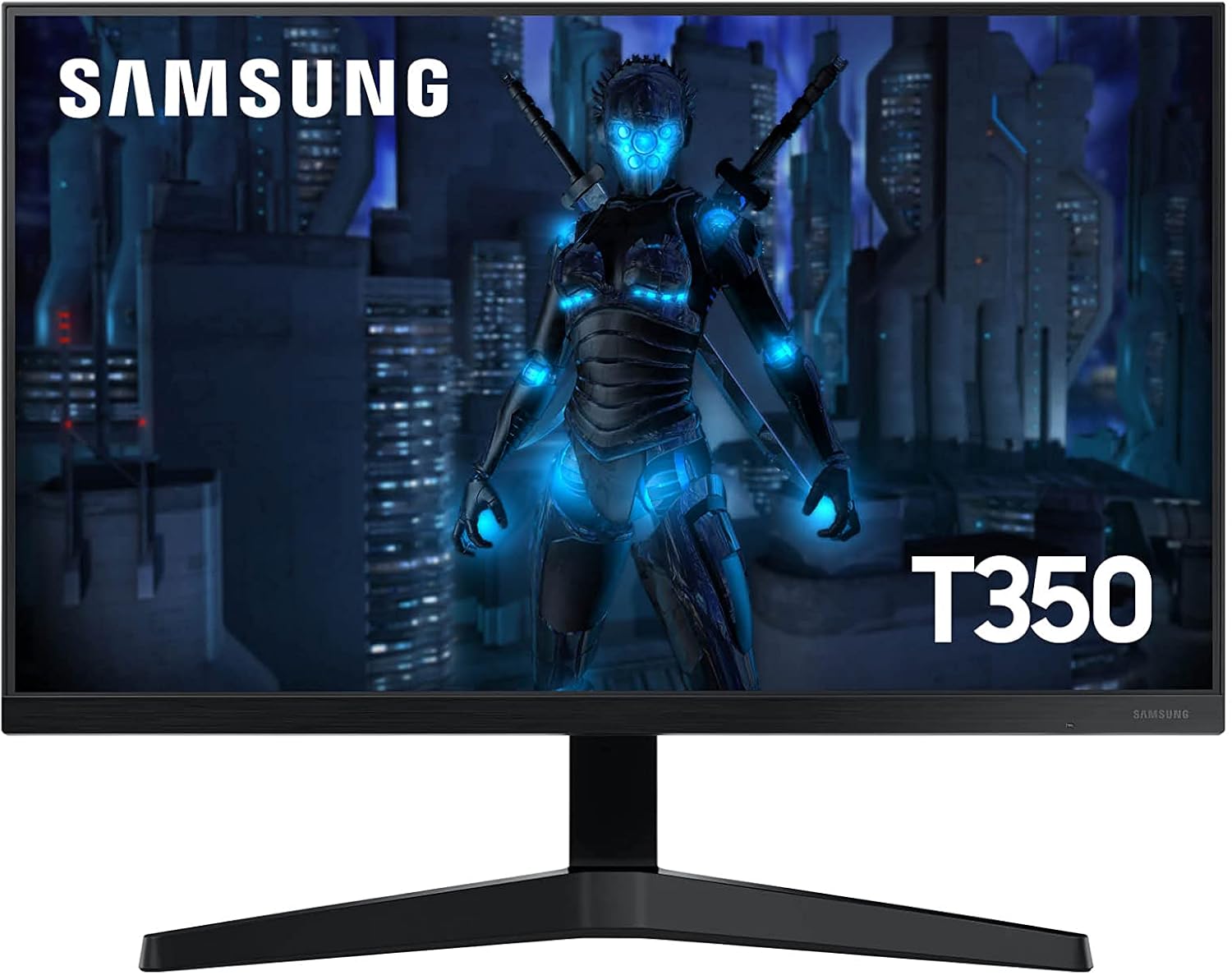 Samsung T350 - Monitor Gamer, 24_, FHD, 75Hz, HDMI, VGA, Freesync, Preto-1