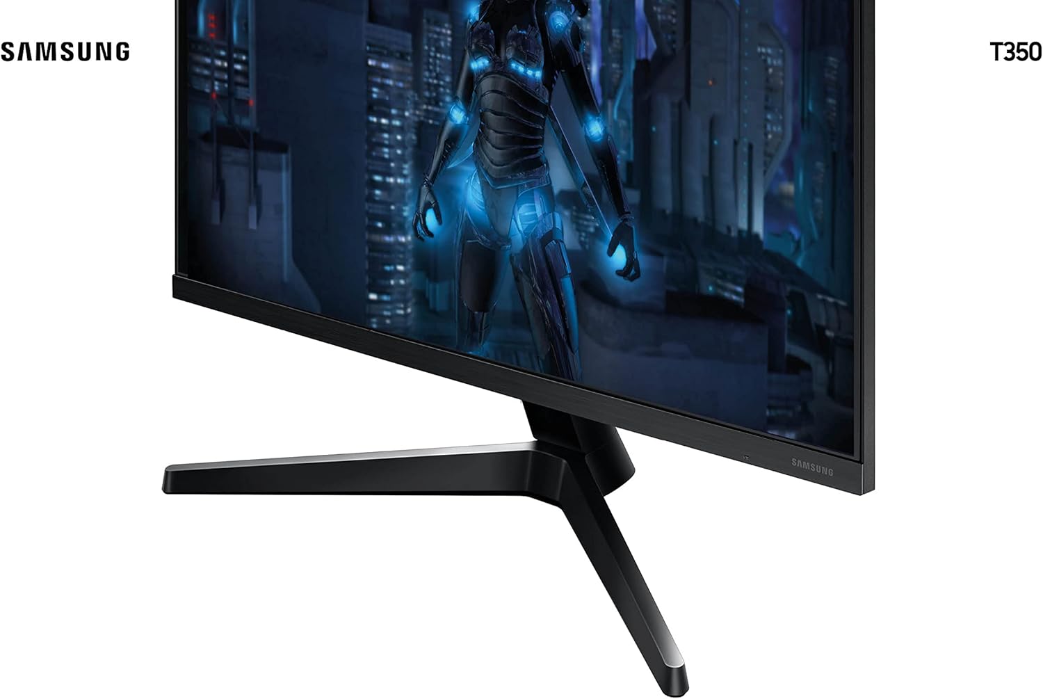 Samsung T350 - Monitor Gamer, 24", FHD, 75Hz, HDMI, VGA, Freesync, Preto - Imagem 2
