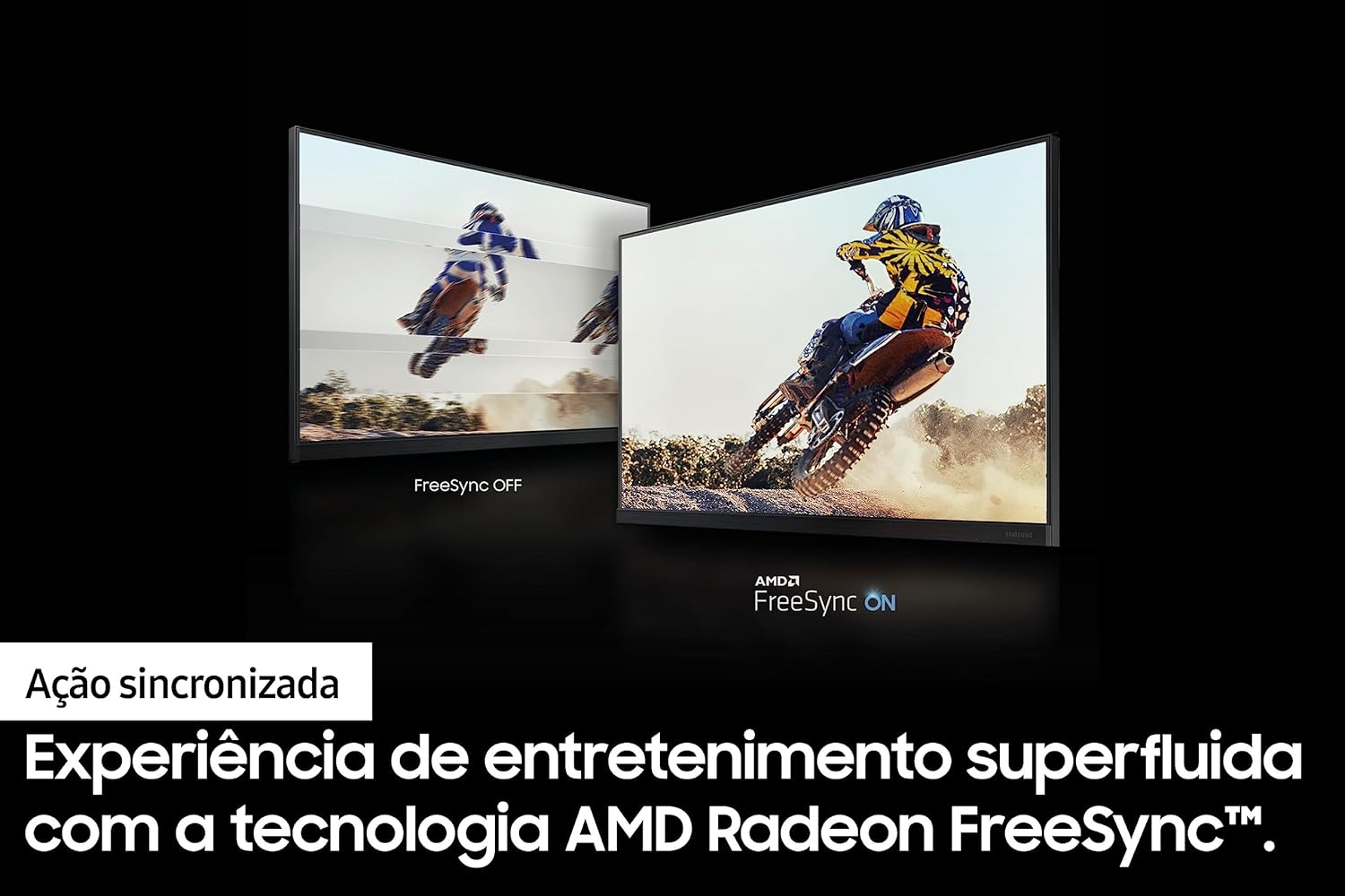 Samsung T350 - Monitor Gamer, 24", FHD, 75Hz, HDMI, VGA, Freesync, Preto - Imagem 7
