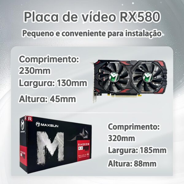 Maxsun Placa de Vídeo AMD Radeon RX580 8GB Vale a Pena? Análise para Jogadores - Imagem 6