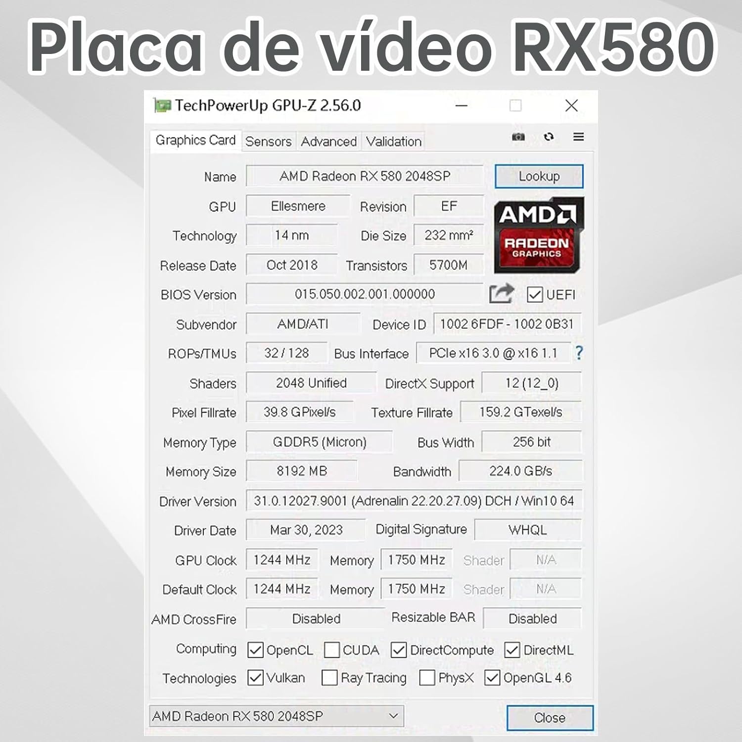 Maxsun Placa de Vídeo AMD Radeon RX580 8GB Vale a Pena? Análise para Jogadores - Imagem 7