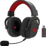 Headset Gamer Redragon Zeus Pro H510-PRO Sem Fio 7.1 Preto