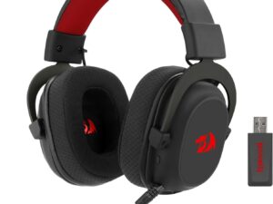 Headset Gamer Redragon Zeus Pro H510-PRO Sem Fio 7.1 Preto