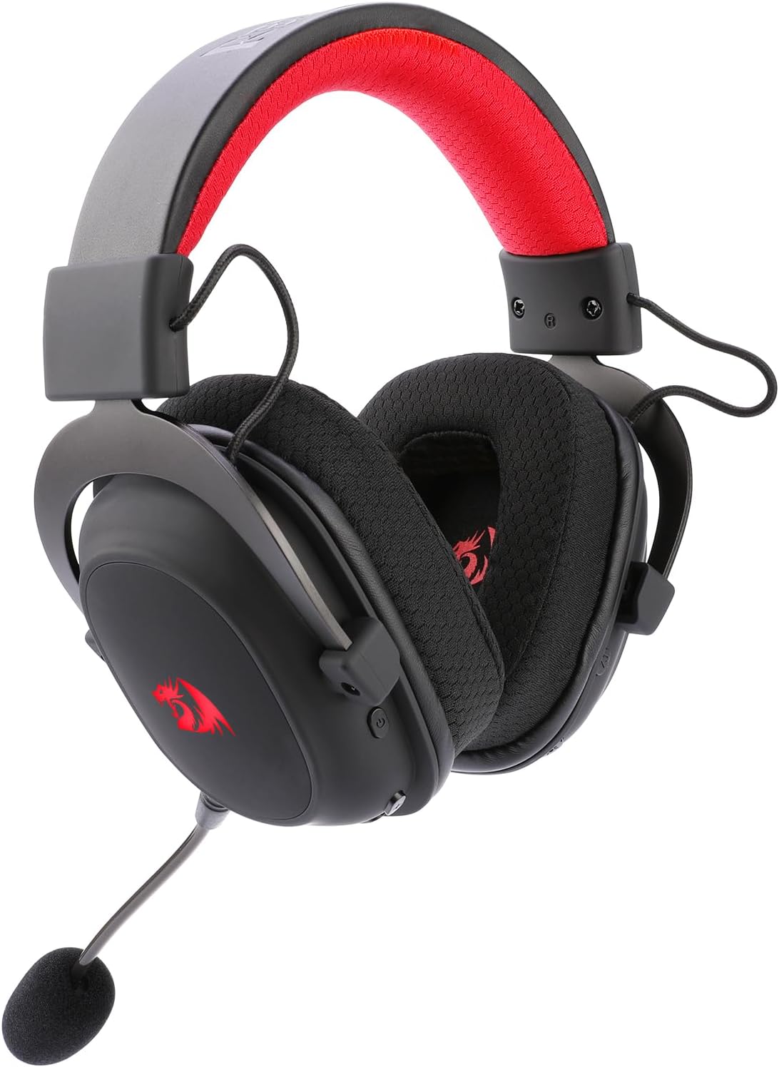 Headset Gamer Redragon Zeus Pro H510-PRO Sem Fio 7.1 Preto - Imagem 4