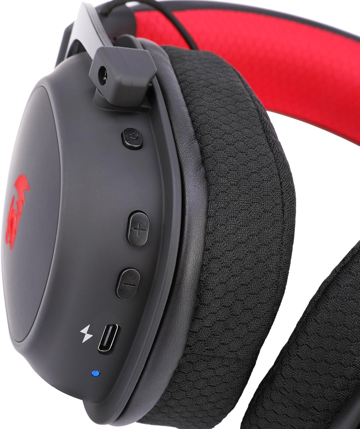 Headset Gamer Redragon Zeus Pro H510-PRO Sem Fio 7.1 Preto - Imagem 5