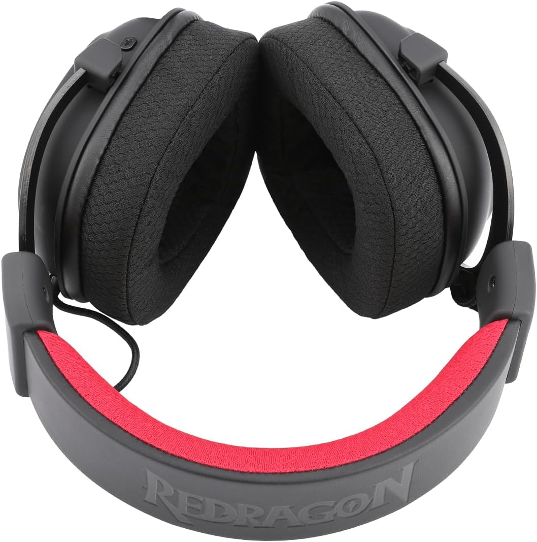 Headset Gamer Redragon Zeus Pro H510-PRO Sem Fio 7.1 Preto - Imagem 8