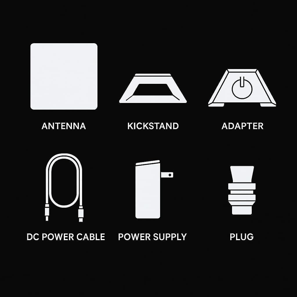 Kit Mini Antena Starlink: Internet Via Satélite Portátil e de Alta Velocidade - Imagem 4