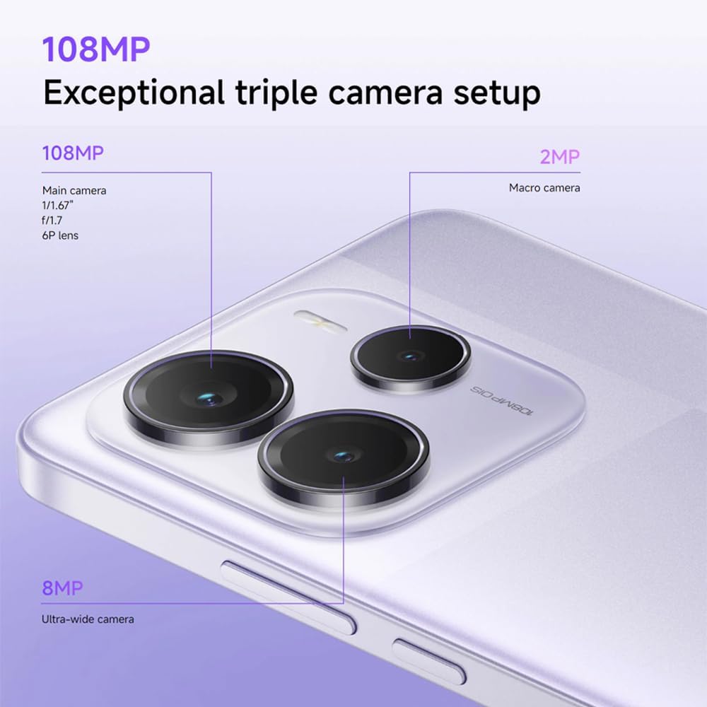 Smartphone Xiaomi Redmi Note 14 Midnight Black 8GB RAM 256GB ROM - Imagem 2