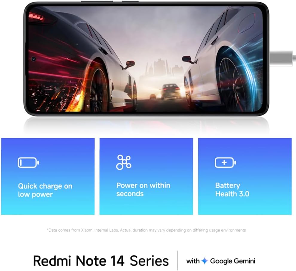 Smartphone Xiaomi Redmi Note 14 Midnight Black 8GB RAM 256GB ROM - Imagem 4